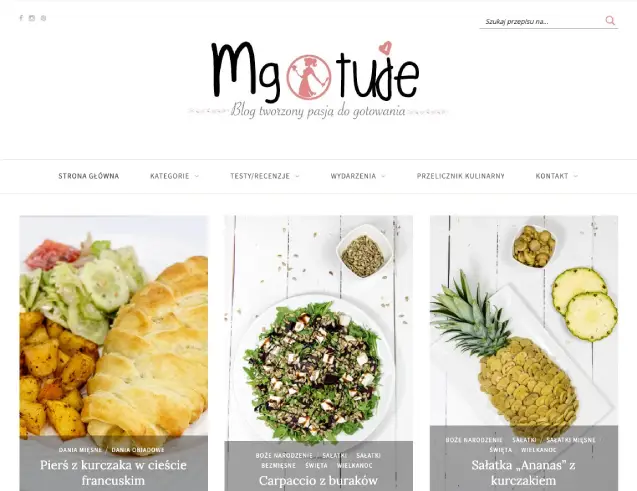 Preview site mgotuje.pl